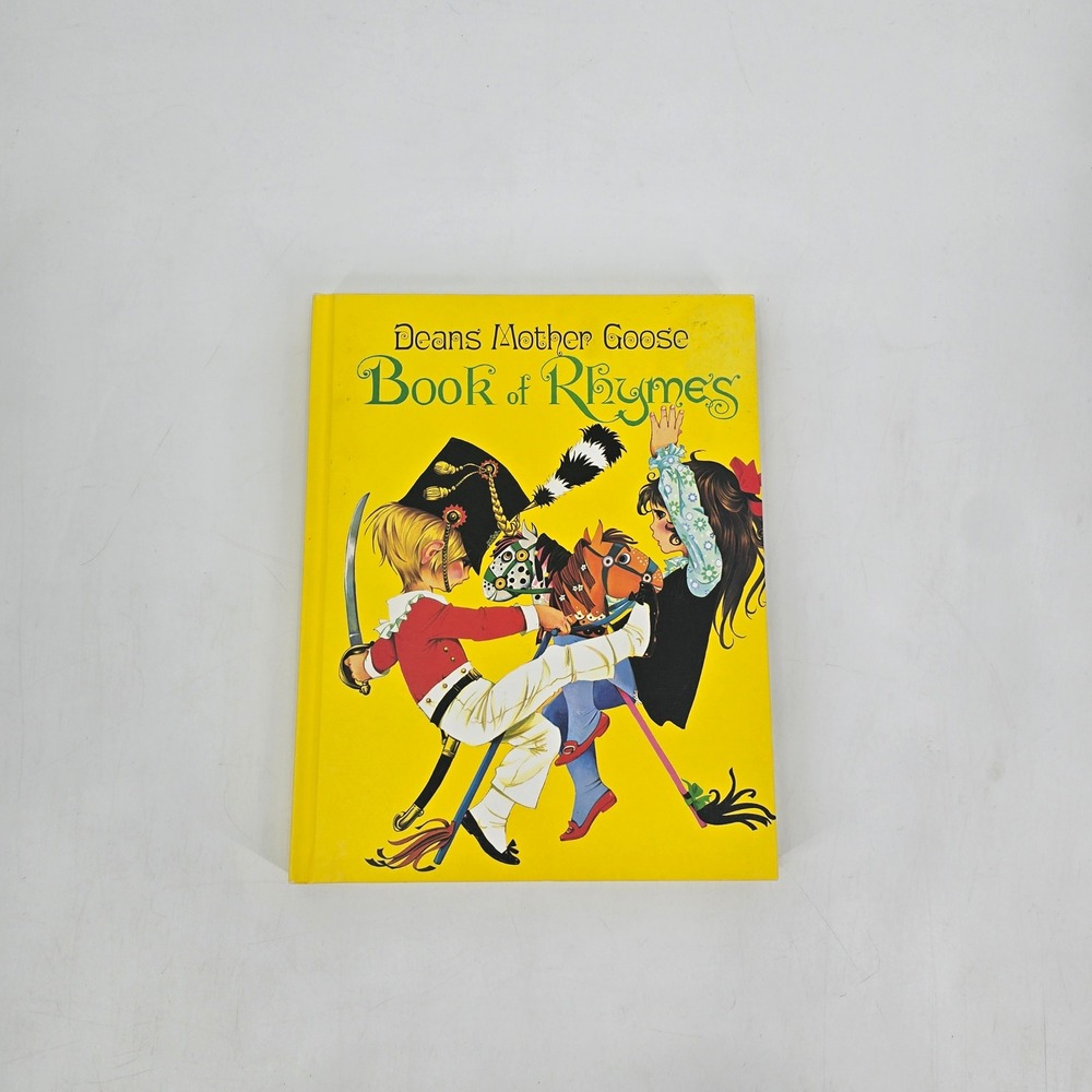 Vintage 1977 Dean's Mother Goose Book of Rhymes Grahame-Johnstone Illustrated HC
